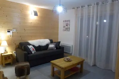 Image de Appartement charmant en rez de jardin départ retour ski au pied belle résidence