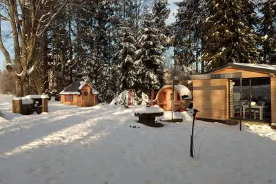 Image de chalet dans les Vosges en pleine nature  au Val D'Ajol  avec Kota-Grill et Sauna