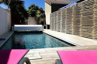 Image de Maison des sables piscine chauffée 100m des plages 2 chambres