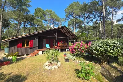 Image de Chalet dans la forêt. Jacuzzi Prive. Terrasse Plein Sud. Proche piste cyclable