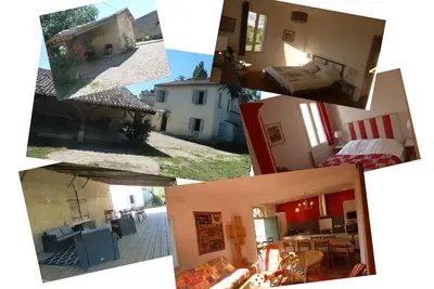 Image de maison tranquille en bord de Dordogne proche Saint Emilion