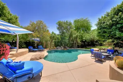 Oasis sur la base de Camelback Mountain à Scottsdale / Paradise Valley Az