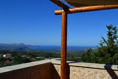 Spectacular Stone Villa with Pool in Forest and Great Sea & Mountain Views