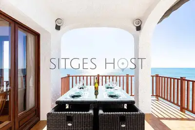 Image de Sitges Casa del Mar · Vue imprenable sur la mer