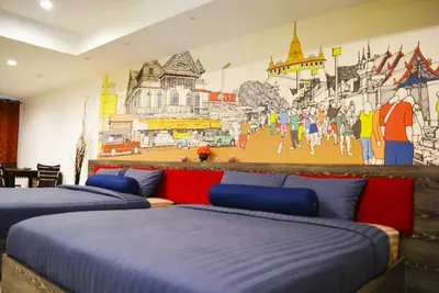 Image de Spacieux 4pax, 5 minutes Bts, Wifi gratuit, près de Silom