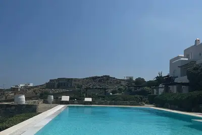 Image de Appartement à Mykonos avec piscine partagée et vue (3 personnes)