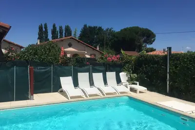 Image de Maison à Soustons, Landes - piscine, jardin clos et privatif -animaux bienvenus