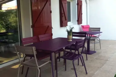 Image de maison chic et confortable avec jardin privé - Capbreton Centre proche Hossegor