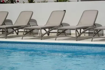 Image de Villa en bord de mer avec piscine, salle de gym, emplacement fabuleux, nouvel appartement, vue sur la mer, Vodice