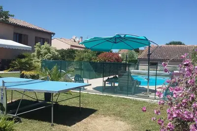 Maison  8  pers max piscine privée à 15 kmToulouse 3 ch + Mezzanine 4 couchages