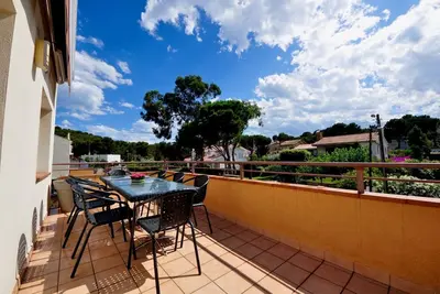 Pfduplex-Tres Bel Ap. -Plage De La Fosca Palamos. 4 Ch. 2s-D-Bains. Terrasses-Parking