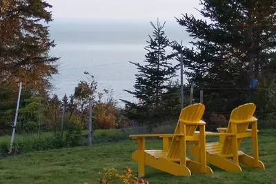 Image de Bord de l'eau sur la belle baie de Fundy. Grande randonnée, plages immaculées!