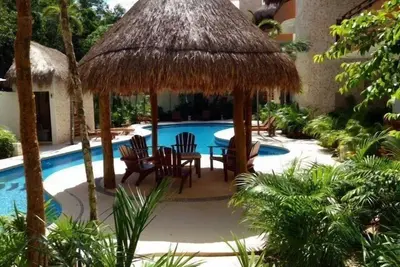 'royal Zamá' Tulum Location de vacances de luxe Condo neuf, à seulement 5 minutes de la plage!