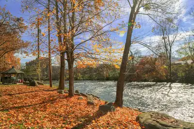 Image de Vues pittoresques sur la montagne et la rivière depuis ce magnifique condo géré par son propriétaire
