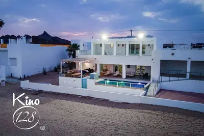 Image de Venez visiter \"La Casa del Mar\" sur la magnifique plage calme de Kino Bay, Sonora