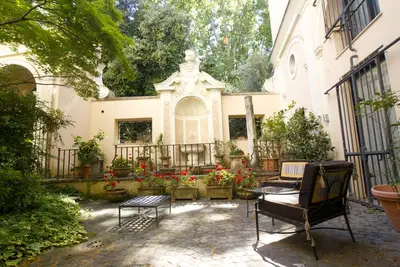 Image de Appartement de luxe Via Giulia avec jardin privé
