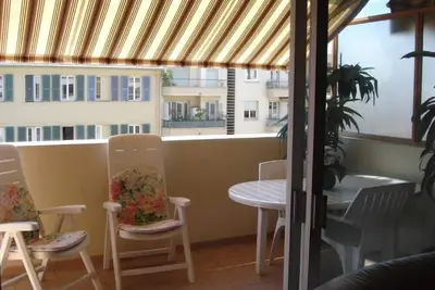 Image de Nice plage 150 m, appart. 2 pièces 55 m2, terrasse 15 m2, Sud, 6e ét. ascenseur