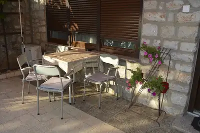 Image de Appartement d'une chambre avec la terrasse et la vue sur le mer Senj (A-16279-b)