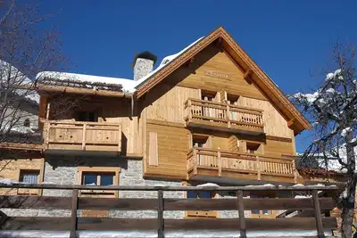 Image de Chalet haut de gamme 4* L'Ancolie 320 m2 (Spa et Sauna) à 250 m de la télécabine