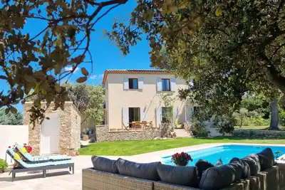 Image de Belle villa dans grand jardin arboré, au calme, avec  piscine privatif, 6 pers
