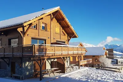 Image de Chalet \"Flocon\" 8 couchages - au pied des pistes - La Toussuire