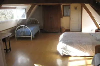 Image de Grande Chambre originale claire classée 3 épis Gîte de France