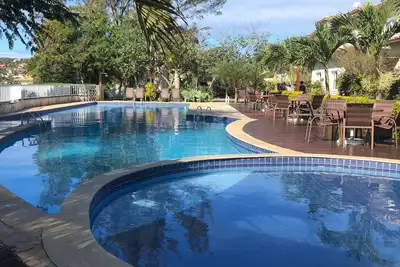 Image de Magnifique maison à Geribá, 3 suites, avec balcon et espace extérieur privé.