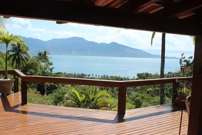Image de Vue spectaculaire! Rustica Chic Ilhabela!
