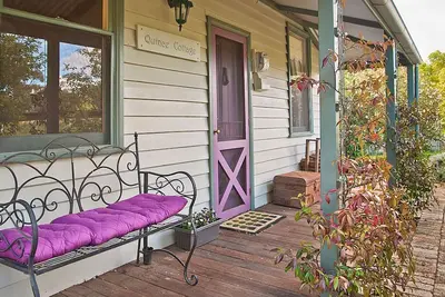 Image de Quince Cottage à Daylesford, Feu de bois