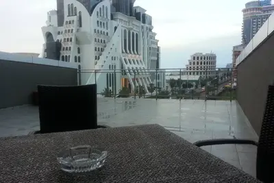 Appartement élégant avec vue sur la mer et grande terrasse dans la résidence Orbi