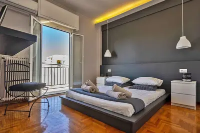 Image de Vue sur l'Acropole, appartement confortable unique