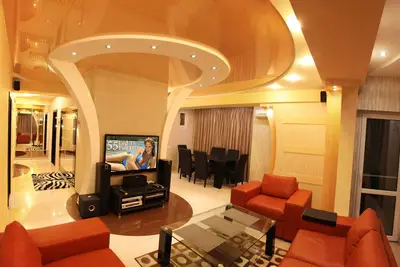 Image de Grand appartement de luxe Vip avec un design high-tech.