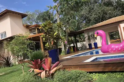 Image de Plage de Maresias. Maison dans copropriété familiale très calme, pour le repos.