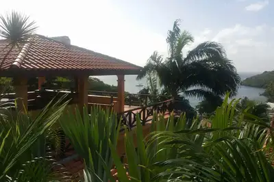 Image de Une incroyable villa de 3 chambres à la Grenade avec vue sur la mer du capitaine!
