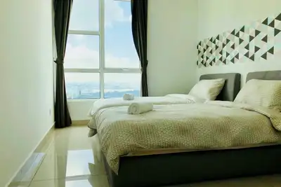 Image de 【Ksl】 Suite Familiale 3br Étage Supérieur Vue Mer \/ Ville avec Balcon (6px)