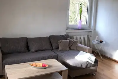Image de Appartement calme et vue lointaine fantastique sur la Weserbergland