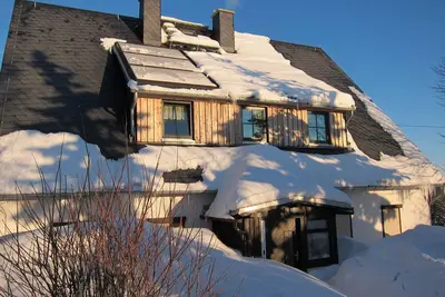 Image de lodge été ou ski / rétrogradage, pause, arrêt