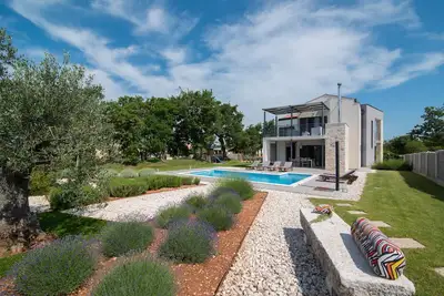 Image de Lounge Kapelana - Villa moderne exclusive en Istrie dans la tranquillité rurale
