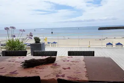 Image de Face grande plage, fantastique appart 56m2, terrasse panoramik, parking wifi
