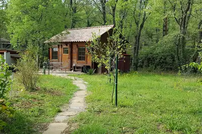 Image de La cabane de pioupiou dans la nature, en option piscine et spa