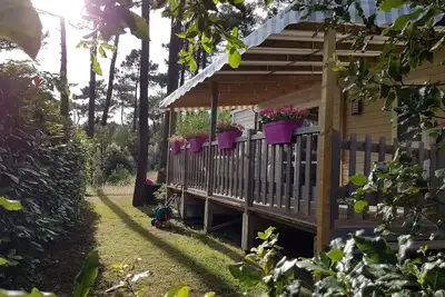 Image de Camping Bonne anse plage 4* Mh lodge haut de gamme climatisé