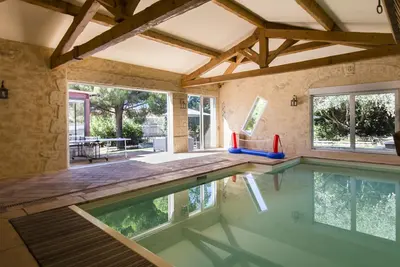 Image de Villa Avec Piscine Couverte Et CHAUFFÉE à 28°, Entierement Climatisee A Serignan
