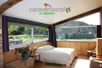 Image de le Cabanon : \" Lieu idéal pour les amoureux du vélo et de la marche à pied \"