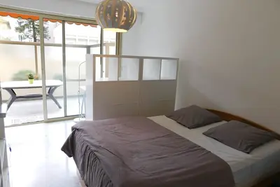 Image de Appartement neuf, vue jardin Biovès, 50m plage et à 15 min de Monaco
