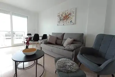 Image de Appartement de standing 5 couchages, duplex, wifi, clim, piscine, parking, 2 wc