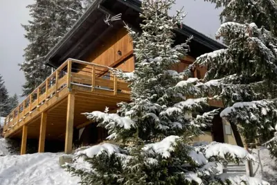 Image de Au pied des pistes de Doucy: Grand chalet avec terrasse orienté plein Sud