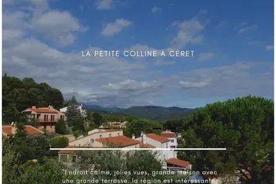 Image de Villa avec vue, confortable, à 2 pas du centre de Céret Modulable 4 à 6 P