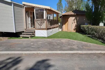 Mobile Home climatisé neuf Vias Plage Camping **** La Carabasse - Mer et piscine
