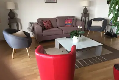 Image de 80m lumineux park prive proche Cv climatisation wifi ascenceur residence calme