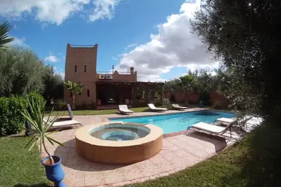 Image de Villa à Marrakech, style kasbah, sans Vis à Vis, piscine en exclusivité
